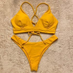 Sunflower yellow bikini